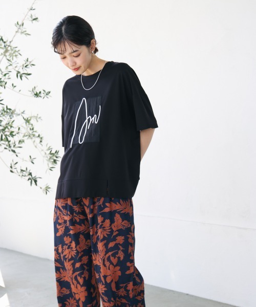 Bou Jeloud（ブージュルード）の「アートロゴカットソー（Tシャツ/カットソー・レディース・ホワイト/ブラック・FREE）」の19枚目の写真