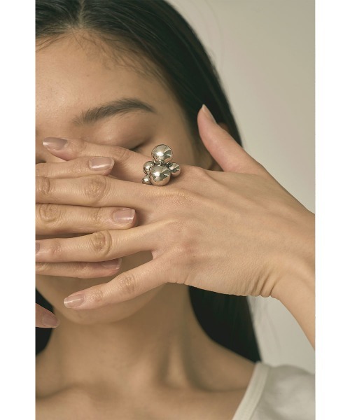 marjour（マージュール）の「BUBBLE BALL RING(FREE SIZE)（リング・レディース・ゴールド/シルバー・FREE）」の5枚目の写真
