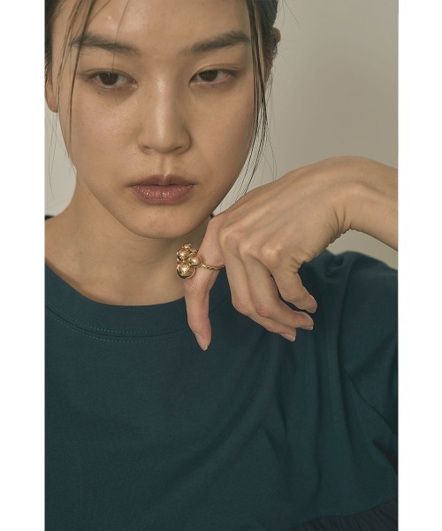 marjour（マージュール）の「BUBBLE BALL RING(FREE SIZE)（リング・レディース・ゴールド/シルバー・FREE）」の8枚目の写真