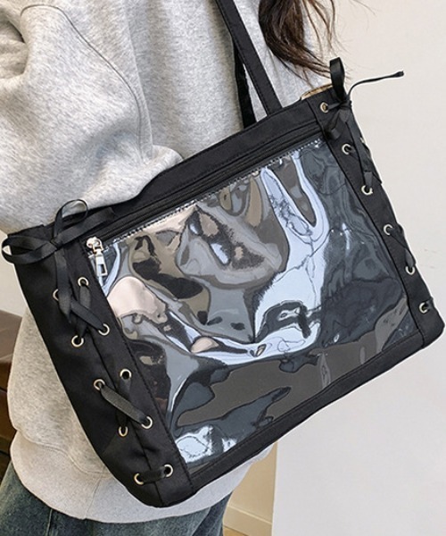 セール】レースアップ痛バッグ（トートバッグ）｜Per sist ence