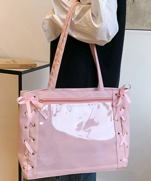 レースアップ痛バッグ（トートバッグ）｜Per sist ence（パーシエンス