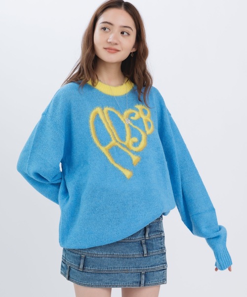 andersson bell パフスリーブブラウス　アンダースンベル Andersson Bell/アンダーソンベル HEART ADSB SWEATER
