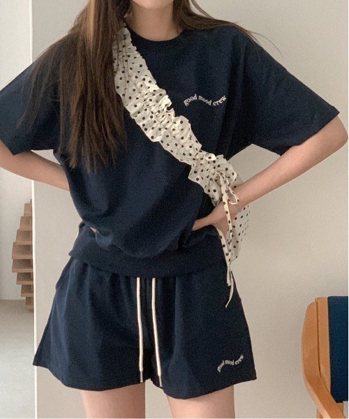 FREE STYLISTS(フリー スタイリスト)の「Y2K ドットドローストリングショルダーバッグ 2WAY(ショルダーバッグ・レディース・ホワイト/ブラック・FREE)」の17枚目の写真