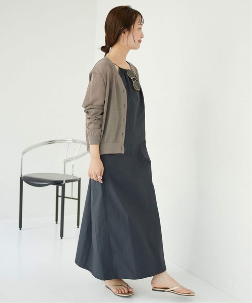 SLOBE IENA(スローブイエナ)の「《追加2》リネン混シアーカーディガン(カーディガン/ボレロ・レディース・ベージュ系その他・FREE)」の12枚目の写真