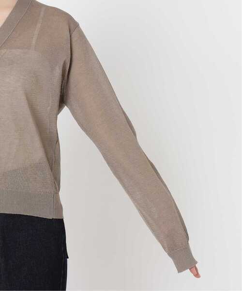 SLOBE IENA(スローブイエナ)の「《追加2》リネン混シアーカーディガン(カーディガン/ボレロ・レディース・ベージュ系その他・FREE)」の20枚目の写真