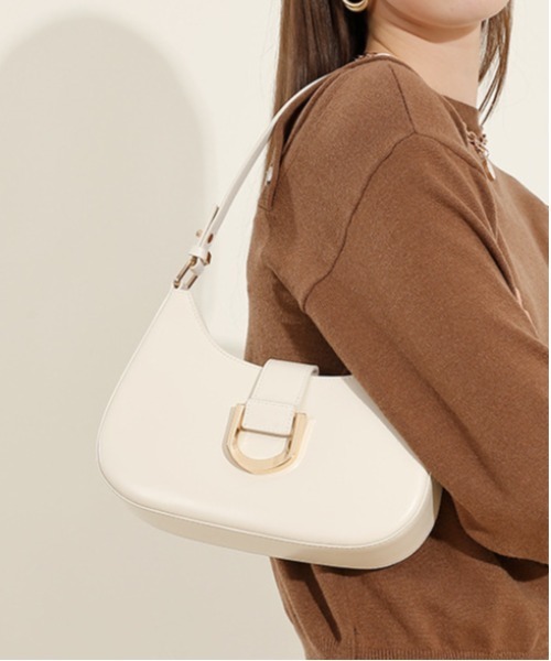 NiiNa（ニーナ）の「【 NiiNa / ニーナ 】高品質牛革 ワンハンドルスリムラウンドレザーバッグ（ショルダーバッグ・レディース・ホワイト/ブラウン/レッド/ブラック・FREE）」の20枚目の写真