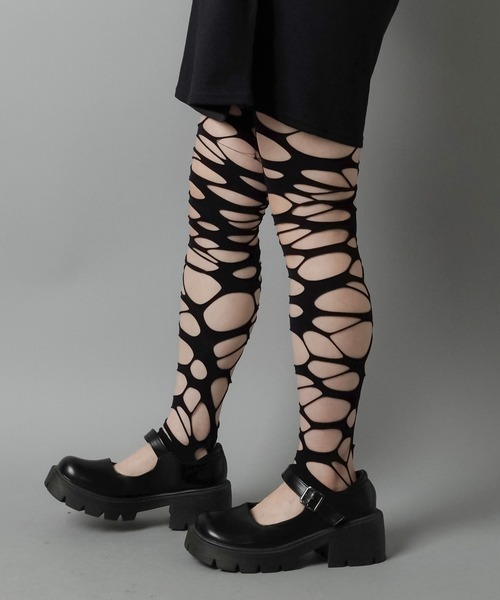 ダメージレギンス/網レギンス/トレンカ（レギンス/スパッツ