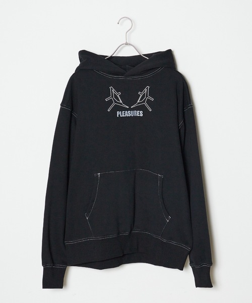 PLEASURES(プレジャー)の「PLEASURES/プレジャーズ×EVANGELION/エヴァンゲリオン ARTIFICIAL HUMAN HOODIE パーカー フーディー(パーカー・レディース・ブラック・L)」の2枚目の写真