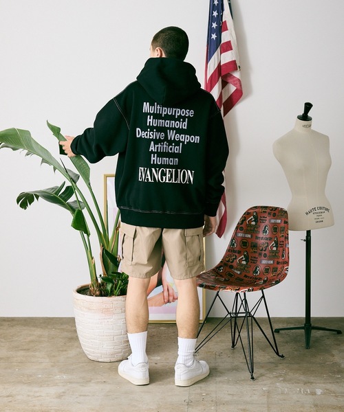 PLEASURES(プレジャー)の「PLEASURES/プレジャーズ×EVANGELION/エヴァンゲリオン ARTIFICIAL HUMAN HOODIE パーカー フーディー(パーカー・レディース・ブラック・L)」の8枚目の写真