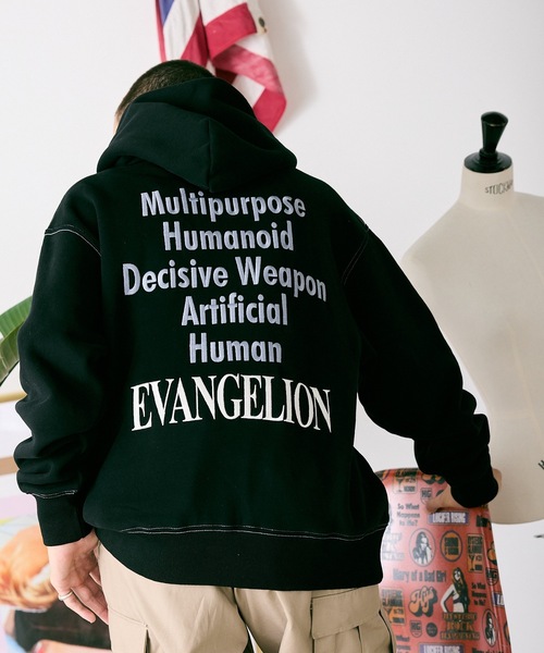 PLEASURES(プレジャー)の「PLEASURES/プレジャーズ×EVANGELION/エヴァンゲリオン ARTIFICIAL HUMAN HOODIE パーカー フーディー(パーカー・レディース・ブラック・L)」の19枚目の写真