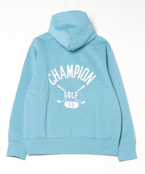 Champion Golf(チャンピオンゴルフ)の「【Champion/チャンピオン】メンズ GOLF テックウィーブテリーフレンチ スウェットシャツ(スウェット・メンズ・ブラック/ブルー系その他2/グレー・LARGE/MEDIUM/X-LARGE)」の6枚目の写真