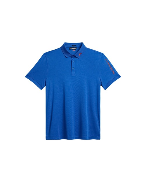 J.LINDEBERG(ジェイリンドバーグ)の「【J.LINDEBERG/GOLF】ロゴ刺繍ポロ(シャツ/ブラウス・メンズ・ライトグリーン/ライトイエロー/ブルー系その他/ダークブルー/ブラック×ブルー・42/44)」の4枚目の写真