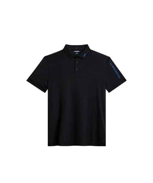 J.LINDEBERG(ジェイリンドバーグ)の「【J.LINDEBERG/GOLF】ロゴ刺繍ポロ(シャツ/ブラウス・メンズ・ライトグリーン/ライトイエロー/ブルー系その他/ダークブルー/ブラック×ブルー・42/44)」の2枚目の写真