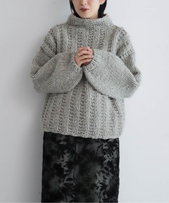 ノンブルアンペール NOMBRE IMPAIR ウール100%ヘアリーニット ノンブルアンペール NOMBRE IMPAIR ウール100%ヘアリーニット