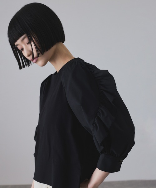 セール】【サステナブル】バルーンスリーブTシャツ（Tシャツ