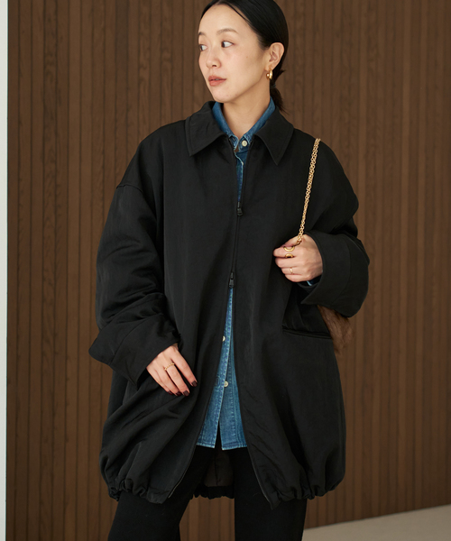 新品未使用　Plage プラージュ　テントブルゾン　ブラック　サイズ38 プラージュ Plage テントブルゾン （ブラック） - ファッション通販