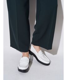 ✨タイムセール✨半額以下美品✨ELENDEEKスニーカー MATERIAL MIX PLATFORM SNEAKERS