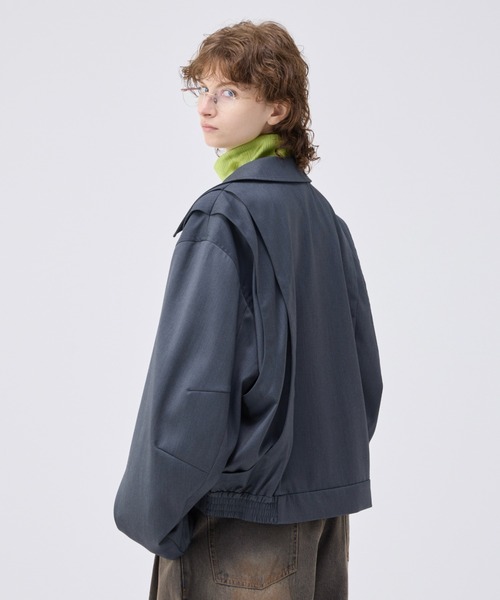 きりかえタックブルゾン2025 きりかえタックブルゾン2025 きりかえタックブルゾン2025