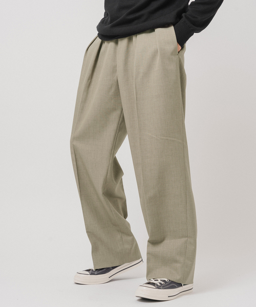 EDIFICE(エディフィス)の「ラフトップ ウルトラ ワイドパンツ(スラックス・メンズ・ブラック/ブラウン/ベージュ系その他・SMALL/MEDIUM/LARGE)」の1枚目の写真