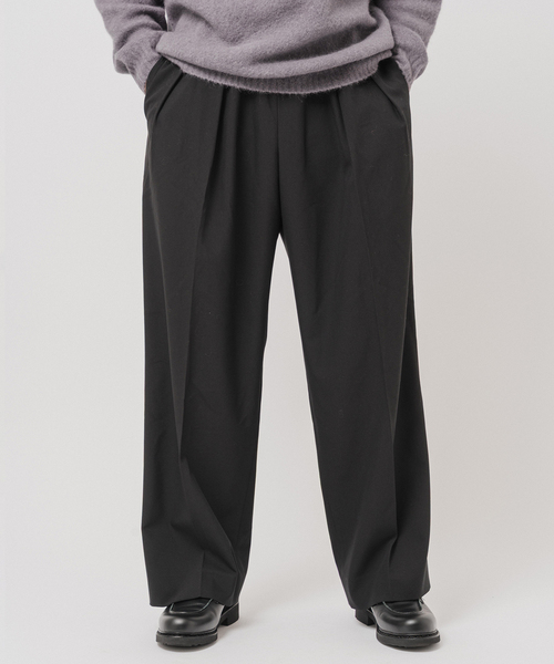 EDIFICE(エディフィス)の「ラフトップ ウルトラ ワイドパンツ(スラックス・メンズ・ブラック/ブラウン/ベージュ系その他・SMALL/MEDIUM/LARGE)」の2枚目の写真