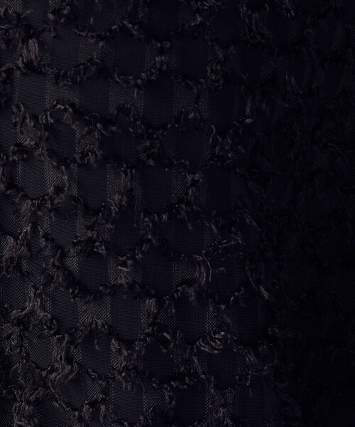 COMME CA ISM(コムサイズム)の「フリンジシアー ジップアップブルゾン(ブルゾン・レディース・ブラック・MEDIUM/LARGE)」の14枚目の写真