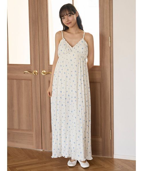 ジェラートピケ gelatopique リトルローズ ドレス ワンピース リトルローズ柄カップインキャミワンピース（ワンピース