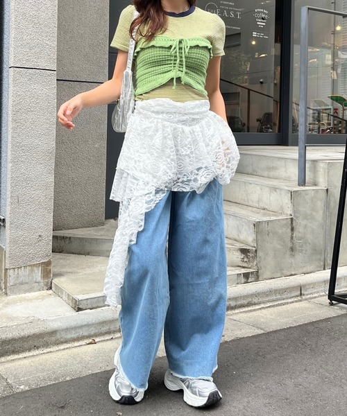 セール】SK フィッシュテールレーススカート（スカート）｜LYEON