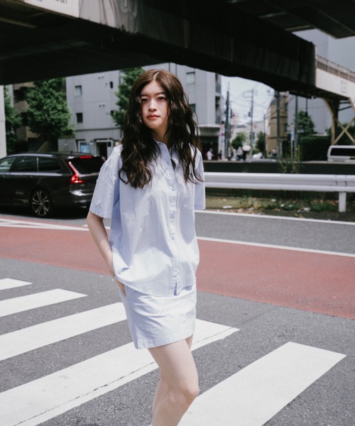 DRWCYS（ドロシーズ）の「ダブルウエストイージースカート（スカート・レディース・サックスブルー/ネイビー・SMALL/MEDIUM）」の13枚目の写真