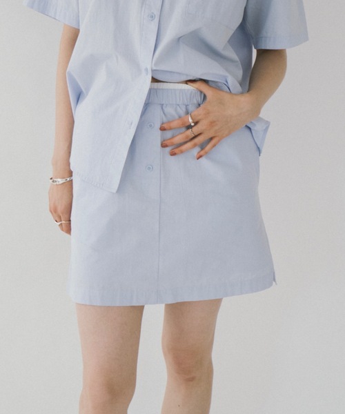 DRWCYS（ドロシーズ）の「ダブルウエストイージースカート（スカート・レディース・サックスブルー/ネイビー・SMALL/MEDIUM）」の22枚目の写真