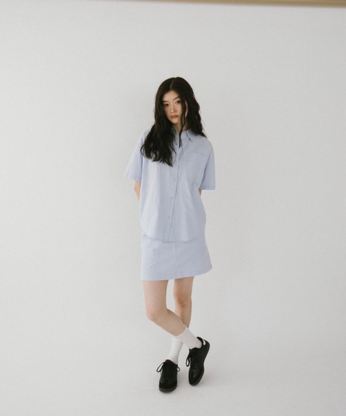 DRWCYS（ドロシーズ）の「ダブルウエストイージースカート（スカート・レディース・サックスブルー/ネイビー・SMALL/MEDIUM）」の16枚目の写真