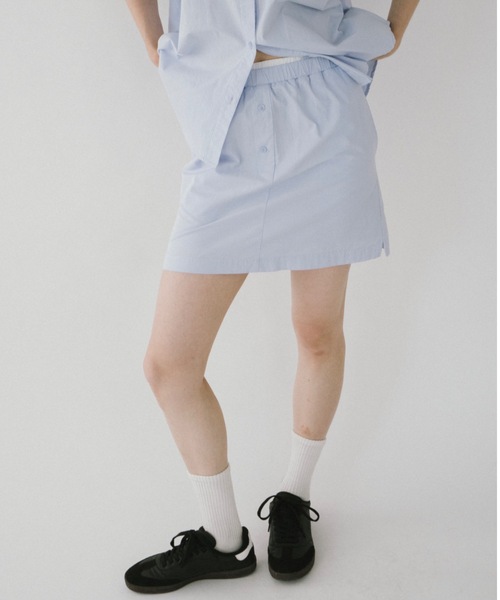 DRWCYS（ドロシーズ）の「ダブルウエストイージースカート（スカート・レディース・サックスブルー/ネイビー・SMALL/MEDIUM）」の21枚目の写真