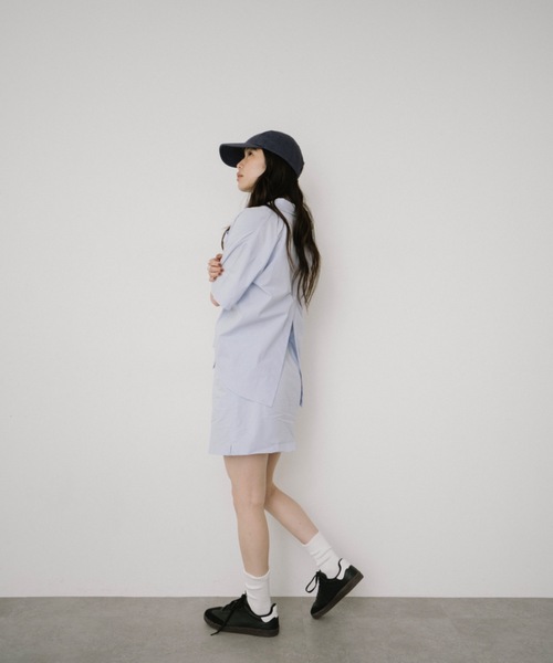 DRWCYS（ドロシーズ）の「ダブルウエストイージースカート（スカート・レディース・サックスブルー/ネイビー・SMALL/MEDIUM）」の11枚目の写真