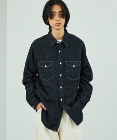 RRL ダブルアールエル ウェスタンシャツ ブラック M フィリピン製 RRL ブラックデニム ウエスタンシャツ 表記(M) | SOLD OUT