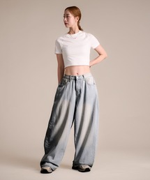 MAISON SELECT（メゾンセレクト）の「7A3 サイドタックワイドデニム SHORT DD5006（デニムパンツ・メンズ）」