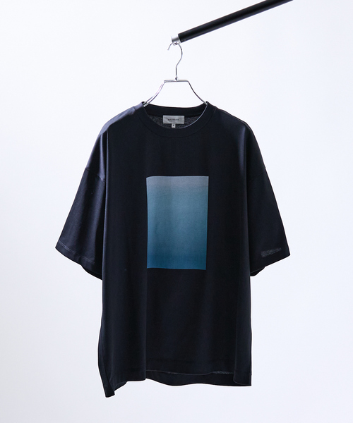黒のグラフィックプリント長袖Tシャツ 楽天市場】8（eight） グラフィックプリントロンTシャツ メンズ