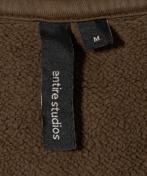 entire studios(エンタイアスタジオ)の「<Entire Studios>ETERNAL ZIP フーディー(パーカー・メンズ・ダークブラウン/ブラック/ライトグレー・M/L/S)」の10枚目の写真
