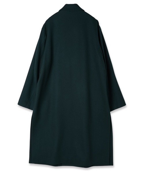 Lamb Wool Melton Tie Locken Long Chester Coat（チェスター