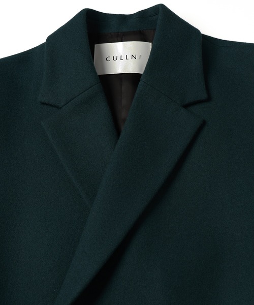 CULLNI コート CULLNI チェスターコート コート 「別注」 Tailored Tie Locken
