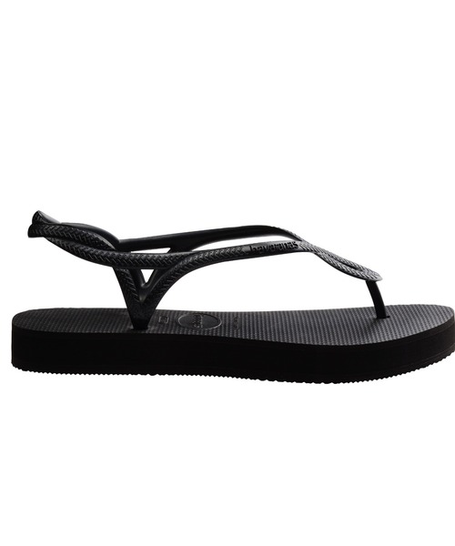 havaianas(ハワイアナス)の「havaianas (ハワイアナス) / Luna Flatform サンダル ラバービーチサンダル 厚底(サンダル・レディース・グレー/ブラック/ピンク系・22/23/24.5/25.5)」の7枚目の写真