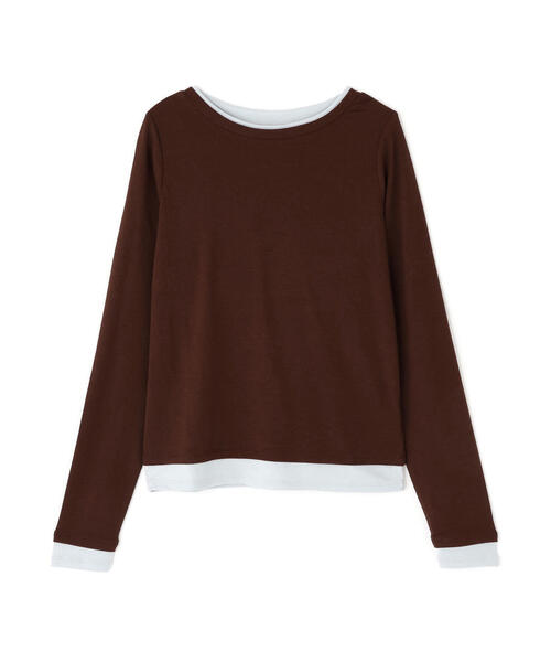 セール】シアーレイヤードトップス（Tシャツ/カットソー）｜N.（N