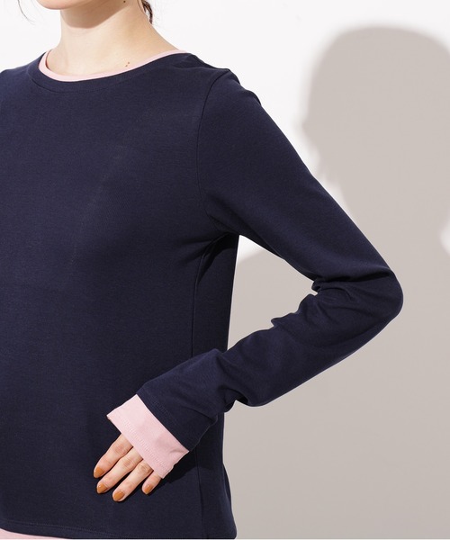 セール】シアーレイヤードトップス（Tシャツ/カットソー）｜N.（N