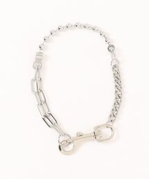 SPINNS（スピンズ）の「メタルシルバーMIXチェーンネックレス/40㎝/ユニセックス（ネックレス・メンズ）」