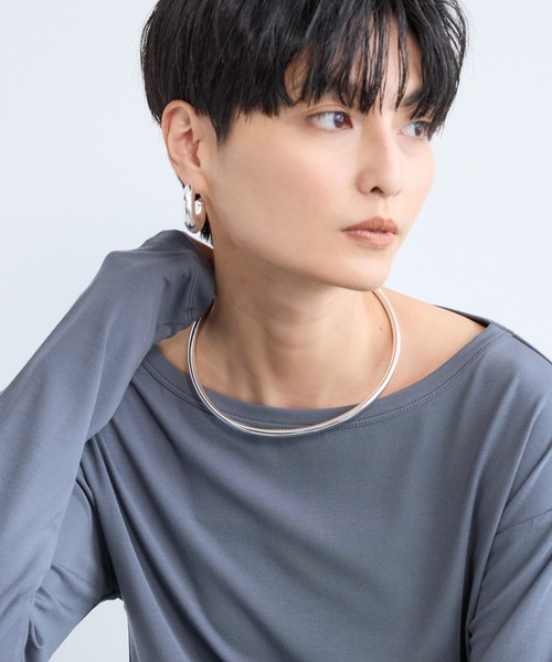 BARNYARDSTORM(バンヤードストーム)の「BARNYARDSTORM / ナローチョーカー【『ネルソンさん』YouTubeご紹介アイテム】(チョーカー・レディース・シルバー/ゴールド・FREE)」の4枚目の写真