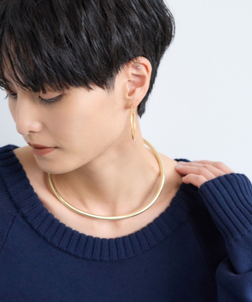 BARNYARDSTORM(バンヤードストーム)の「BARNYARDSTORM / ナローチョーカー【『ネルソンさん』YouTubeご紹介アイテム】(チョーカー・レディース・シルバー/ゴールド・FREE)」の8枚目の写真