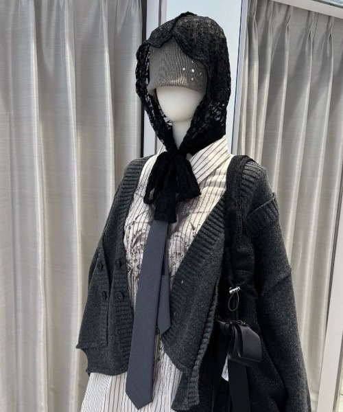 nmtc +】lace balaclava / 【エヌエムティーシープラス】レース