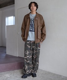 PBLIM（ページボーイリム）の「《UNISEX》ウォッシュドレザーブルゾン（ブルゾン）」