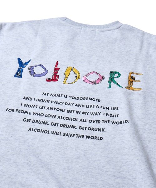 ADPOSION(アドポーション)の「【YOIDORE】ヨイドレンジャー クルーネックスウェット(スウェット・メンズ・ホワイト/ブラック/ネイビー・MEDIUM/LARGE/X-LARGE)」の12枚目の写真