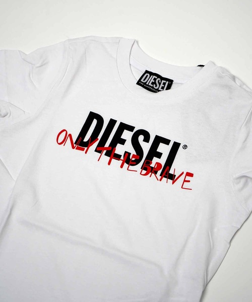 DIESEL KIDS(ディーゼルキッズ)の「DIESEL(ディーゼル)Kids & Junior ブランドロゴ半袖Tシャツカットソー(Tシャツ/カットソー・キッズ・ホワイト/カーキ/ブラック/ピンク・6Y/4Y/10Y/8Y/16Y/14Y/12Y)」の7枚目の写真