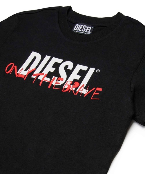 DIESEL KIDS(ディーゼルキッズ)の「DIESEL(ディーゼル)Kids & Junior ブランドロゴ半袖Tシャツカットソー(Tシャツ/カットソー・キッズ・ホワイト/カーキ/ブラック/ピンク・6Y/4Y/10Y/8Y/16Y/14Y/12Y)」の9枚目の写真