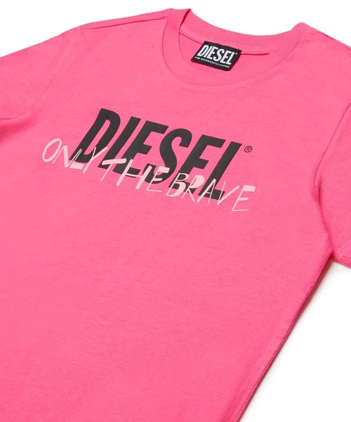 DIESEL KIDS(ディーゼルキッズ)の「DIESEL(ディーゼル)Kids & Junior ブランドロゴ半袖Tシャツカットソー(Tシャツ/カットソー・キッズ・ホワイト/カーキ/ブラック/ピンク・6Y/4Y/10Y/8Y/16Y/14Y/12Y)」の13枚目の写真